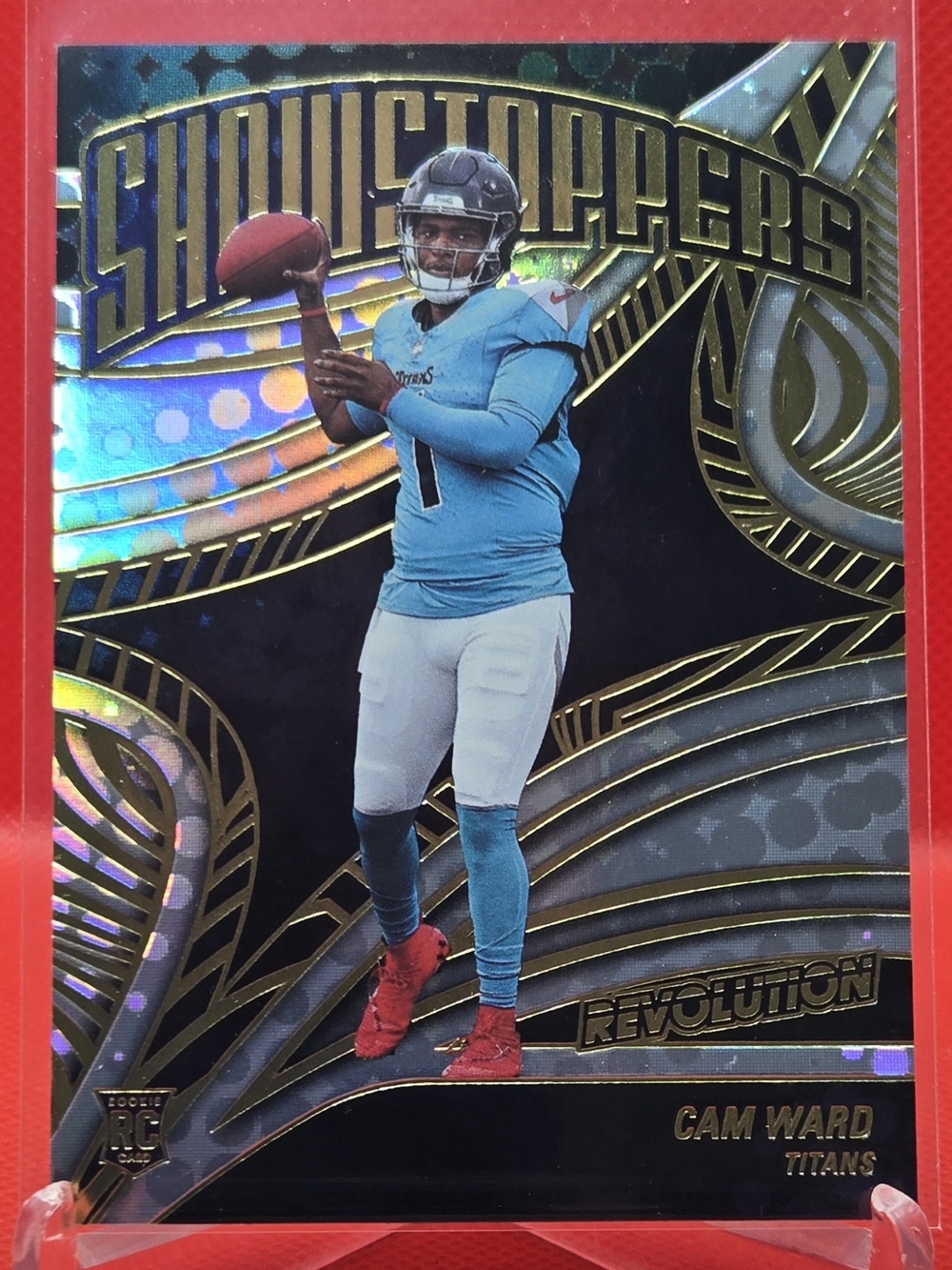 Panini Cam Ward Blue Black Gold Football Card